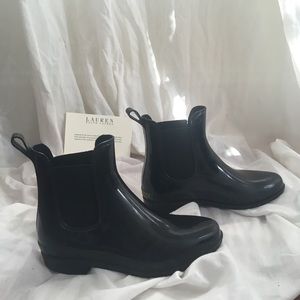 Ralph Lauren Chelsea Rain Boots (some wear)